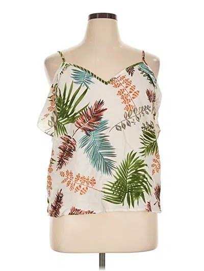 Pre-owned Shein Curve Sleeveless Blouse In Ivory
