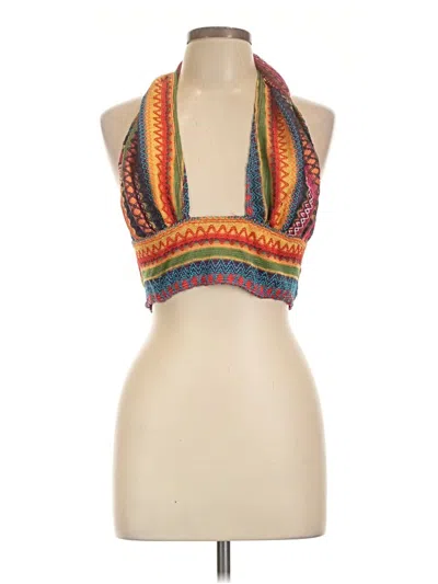 Pre-owned Shein Curve Sleeveless Blouse In Orange