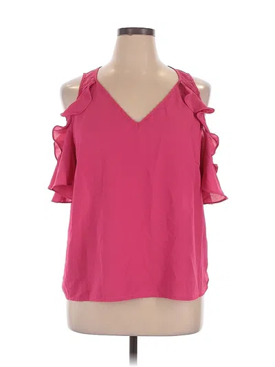Pre-owned Shein Curve Sleeveless Blouse In Pink