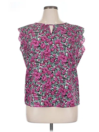 Pre-owned Shein Curve Sleeveless Blouse In Pink