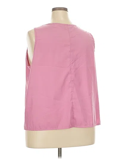Pre-owned Shein Curve Sleeveless Blouse In Pink