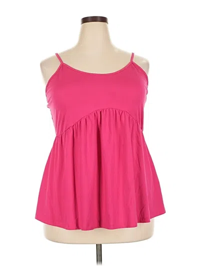 Pre-owned Shein Curve Sleeveless Blouse In Pink