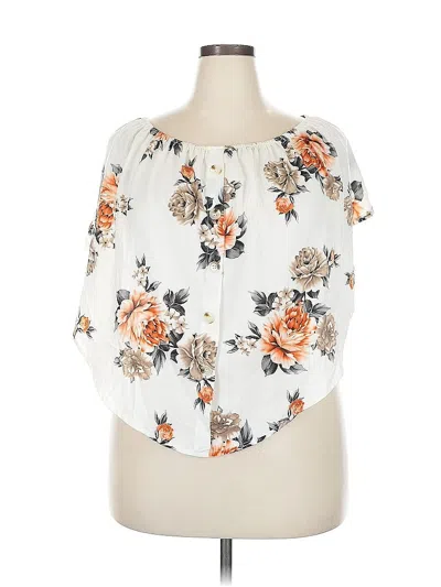 Pre-owned Shein Curve Sleeveless Blouse In White