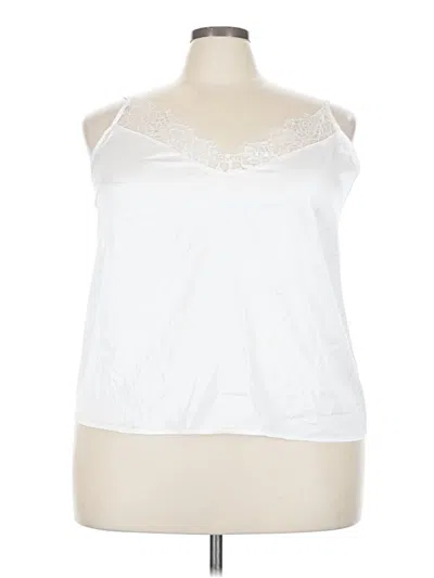 Pre-owned Shein Curve Sleeveless Blouse In White