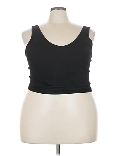 Pre-owned Shein Curve Sleeveless Top Black Sweetheart Neckline Tops