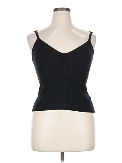 Pre-owned Shein Curve Sleeveless Top Black Sweetheart Neckline Tops
