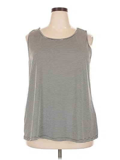 Pre-owned Shein Curve Sleeveless T-shirt In Gray