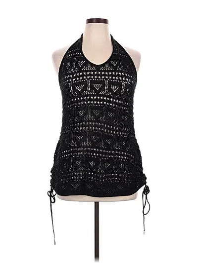 Pre-owned Shein Curve Sweater Vest In Black