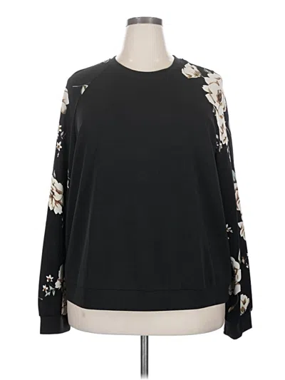 Pre-owned Shein Curve Sweatshirt In Black