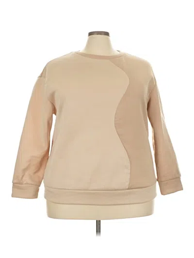 Pre-owned Shein Curve Sweatshirt In Brown