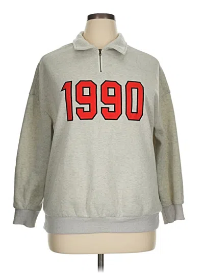 Pre-owned Shein Curve Sweatshirt In Tan