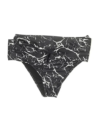 Pre-owned Shein Curve Swimsuit Bottoms In Black