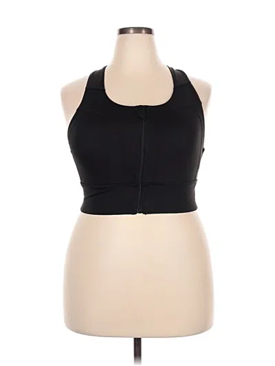 Pre-owned Shein Curve Tank Top Black Halter Neckline Tops