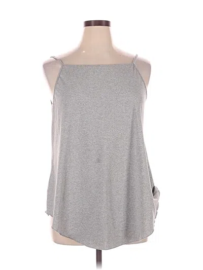 Pre-owned Shein Curve Tank Top Gray Cold Shoulder Neckline Tops