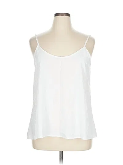 Pre-owned Shein Curve Tank Top White Halter Neckline Tops