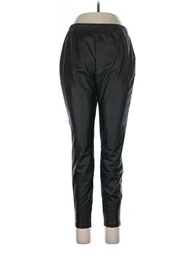 Pre-owned Shein Curve Track Pants In Black