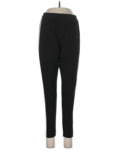 Pre-owned Shein Curve Track Pants In Black