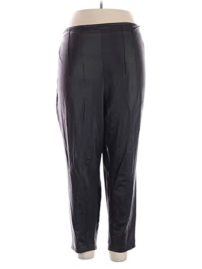 Pre-owned Shein Curve Track Pants In Black