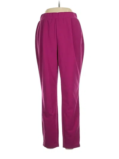 Pre-owned Shein Curve Track Pants In Purple