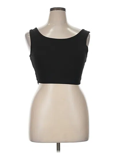Pre-owned Shein Curve Tube Top Black Strapless Neckline Tops