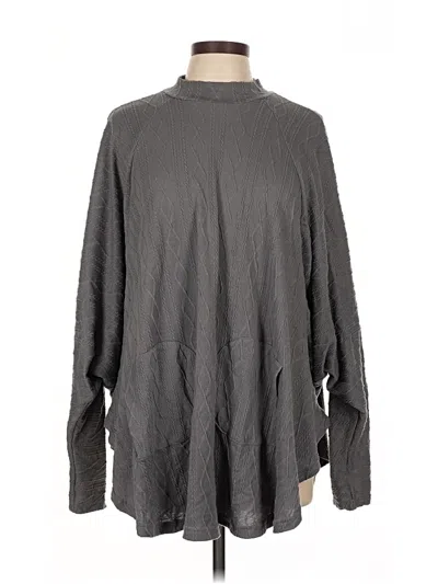 Pre-owned Shein Curve Turtleneck Sweater In Gray