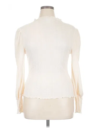 Pre-owned Shein Curve Turtleneck Sweater In Ivory