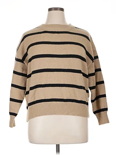 Pre-owned Shein Curve Turtleneck Sweater In Tan
