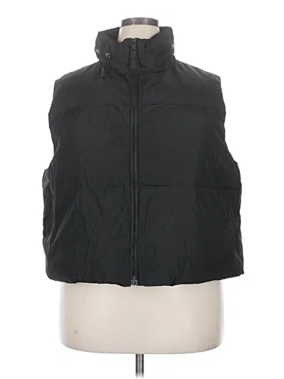 Pre-owned Shein Curve Vest In Black