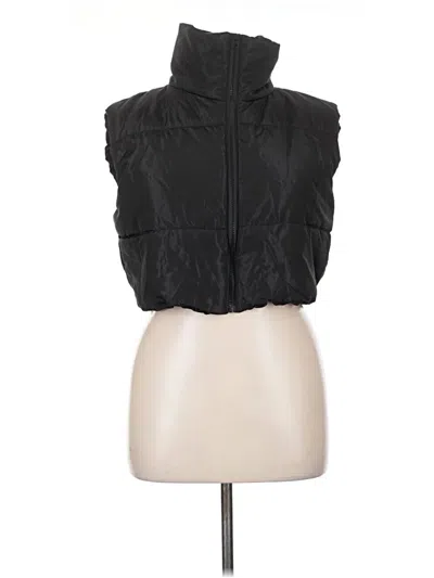 Pre-owned Shein Curve Vest In Black