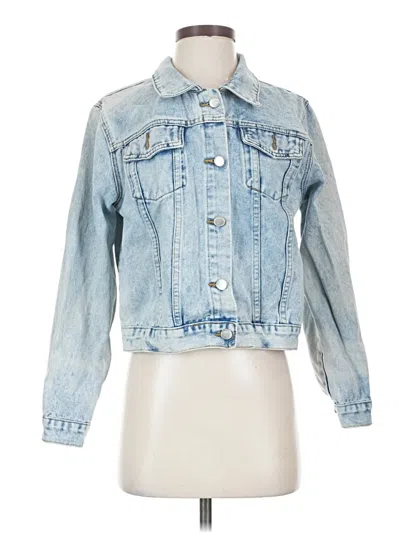 Pre-owned Shein Denim Jacket In Blue