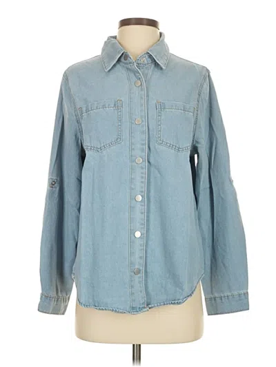 Pre-owned Shein Denim Jacket In Blue