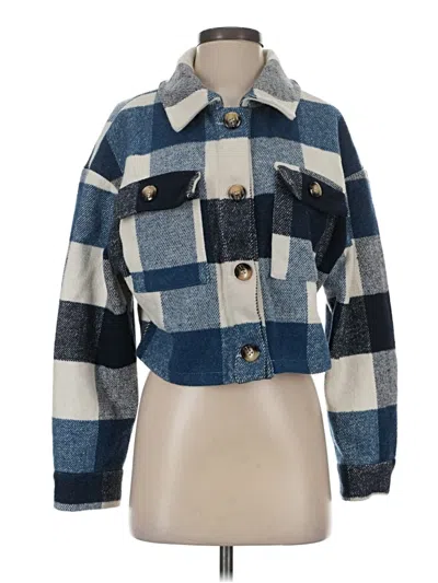 Pre-owned Shein Denim Jacket In Blue