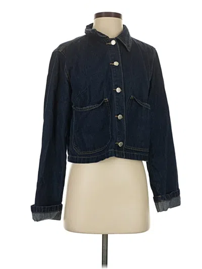 Pre-owned Shein Denim Jacket In Blue