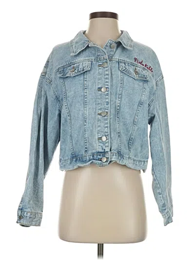Pre-owned Shein Denim Jacket In Blue