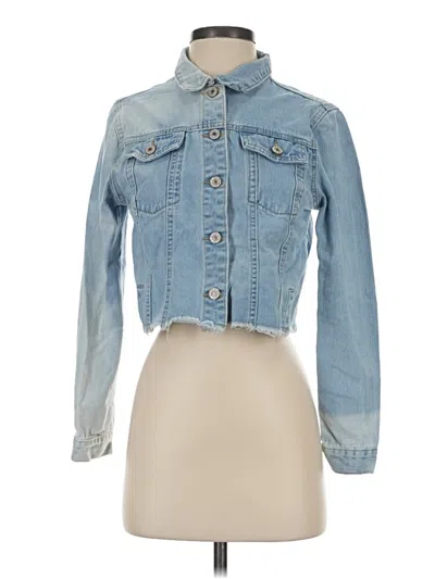 Pre-owned Shein Denim Jacket In Blue