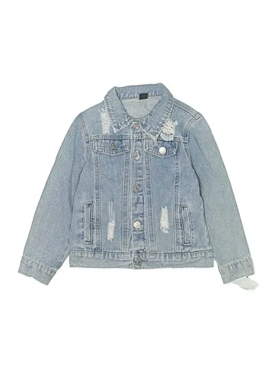 Pre-owned Shein Kids' Denim Jacket In Blue