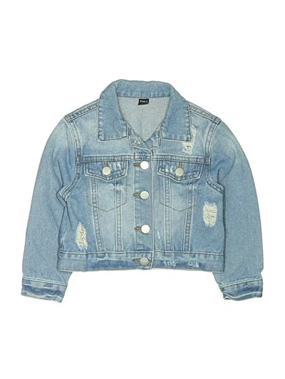 Pre-owned Shein Kids' Denim Jacket In Blue