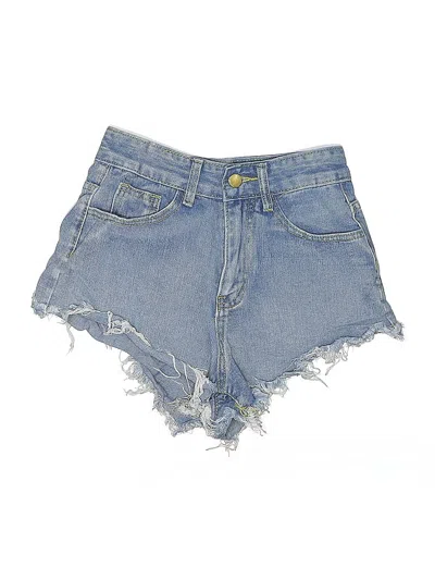 Pre-owned Shein Denim Shorts In Blue