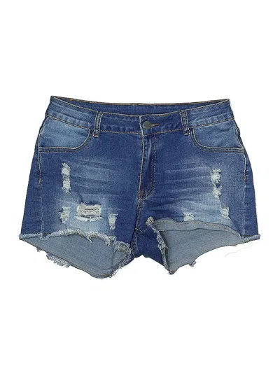 Pre-owned Shein Denim Shorts In Blue