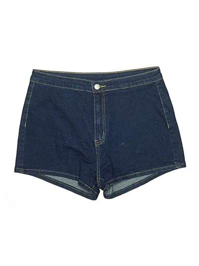 Pre-owned Shein Denim Shorts In Blue