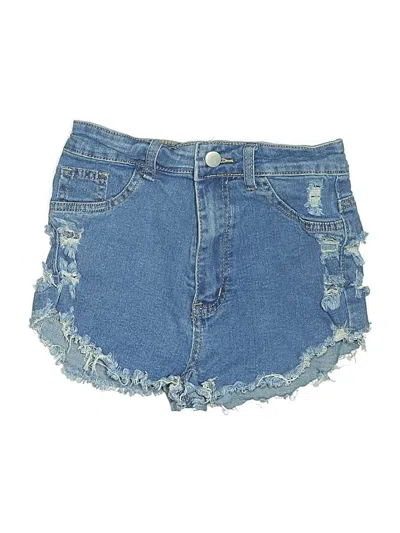 Pre-owned Shein Denim Shorts In Blue