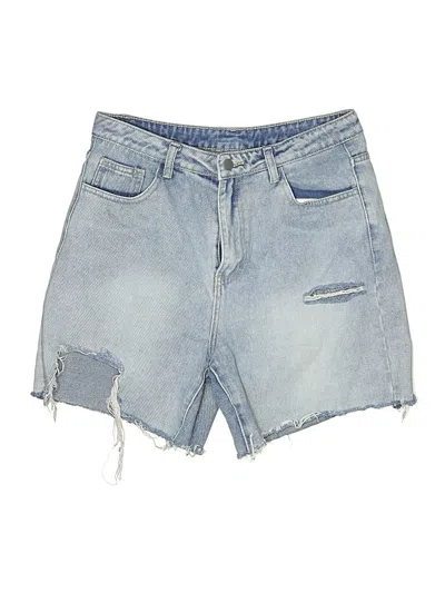 Pre-owned Shein Denim Shorts In Blue