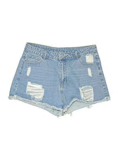 Pre-owned Shein Denim Shorts In Blue