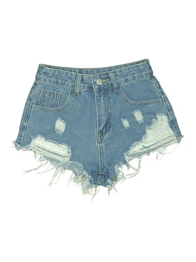Pre-owned Shein Denim Shorts In Blue