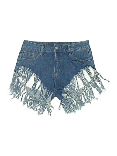 Pre-owned Shein Denim Shorts In Blue