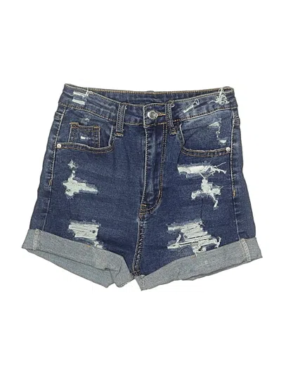 Pre-owned Shein Denim Shorts In Blue