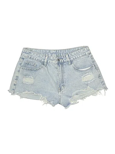 Pre-owned Shein Denim Shorts In Blue