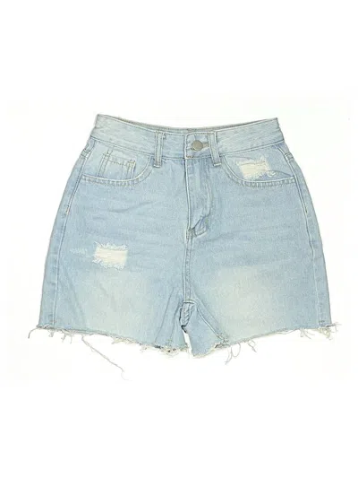 Pre-owned Shein Denim Shorts In Blue