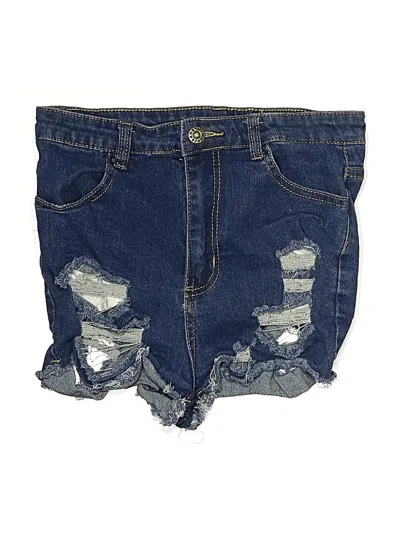 Pre-owned Shein Denim Shorts In Blue