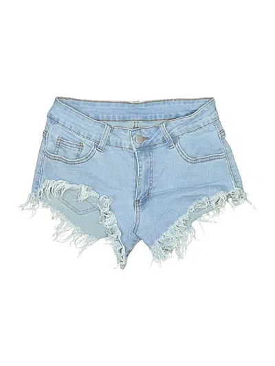 Pre-owned Shein Denim Shorts In Blue